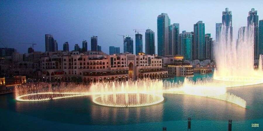 The Dubai Fountain: A Spectacular Show. No visit to Burj Khalifa Park is complete without experiencing the Dubai Fountain. Officially the tallest fountain in the world, it stretches an incredible 275 meters (two football fields) across the sprawling 30-acre Burj Lake.